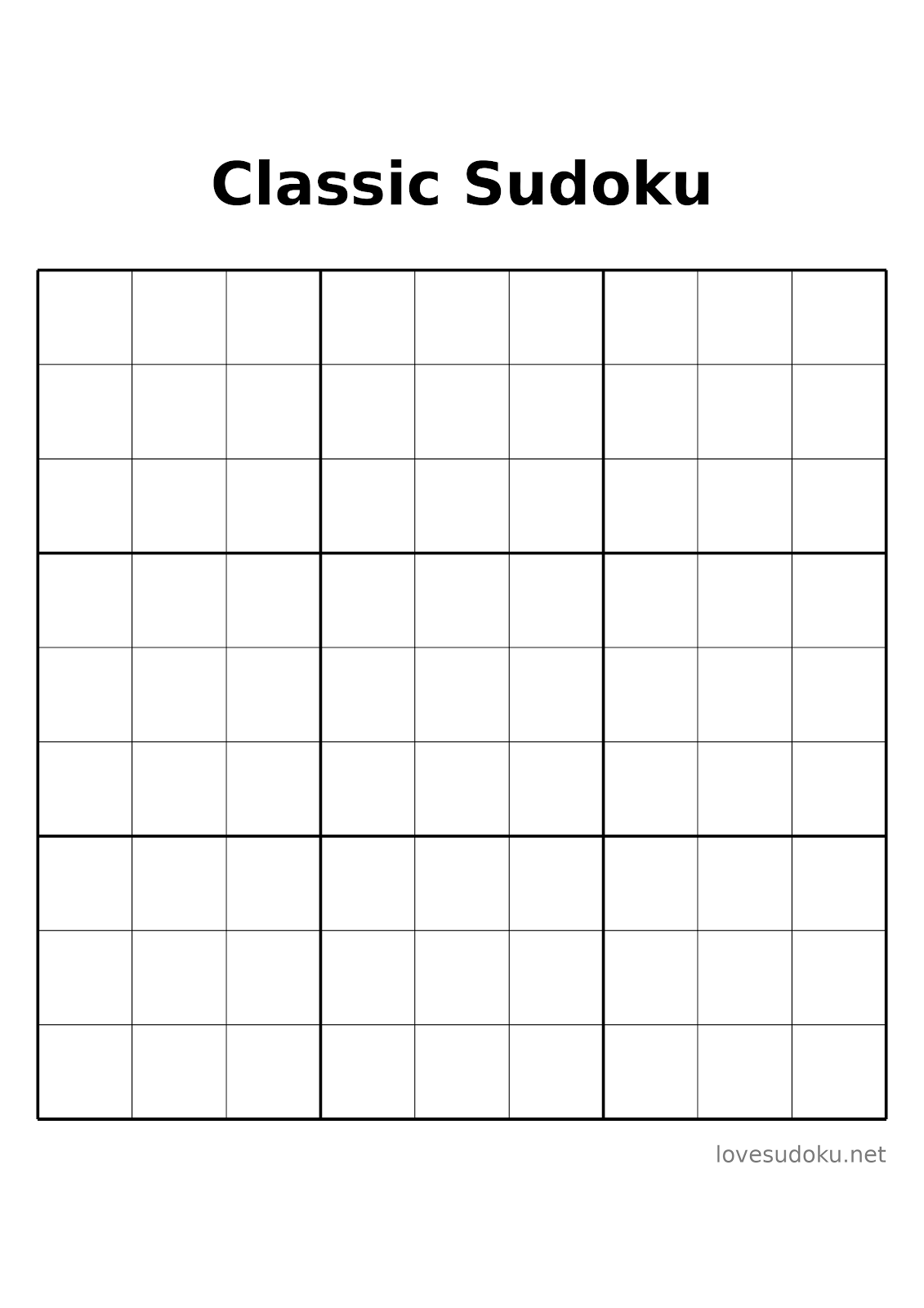 sudoku x