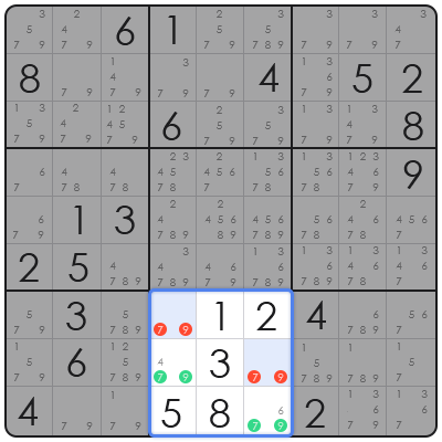 hidden triples in sudoku
